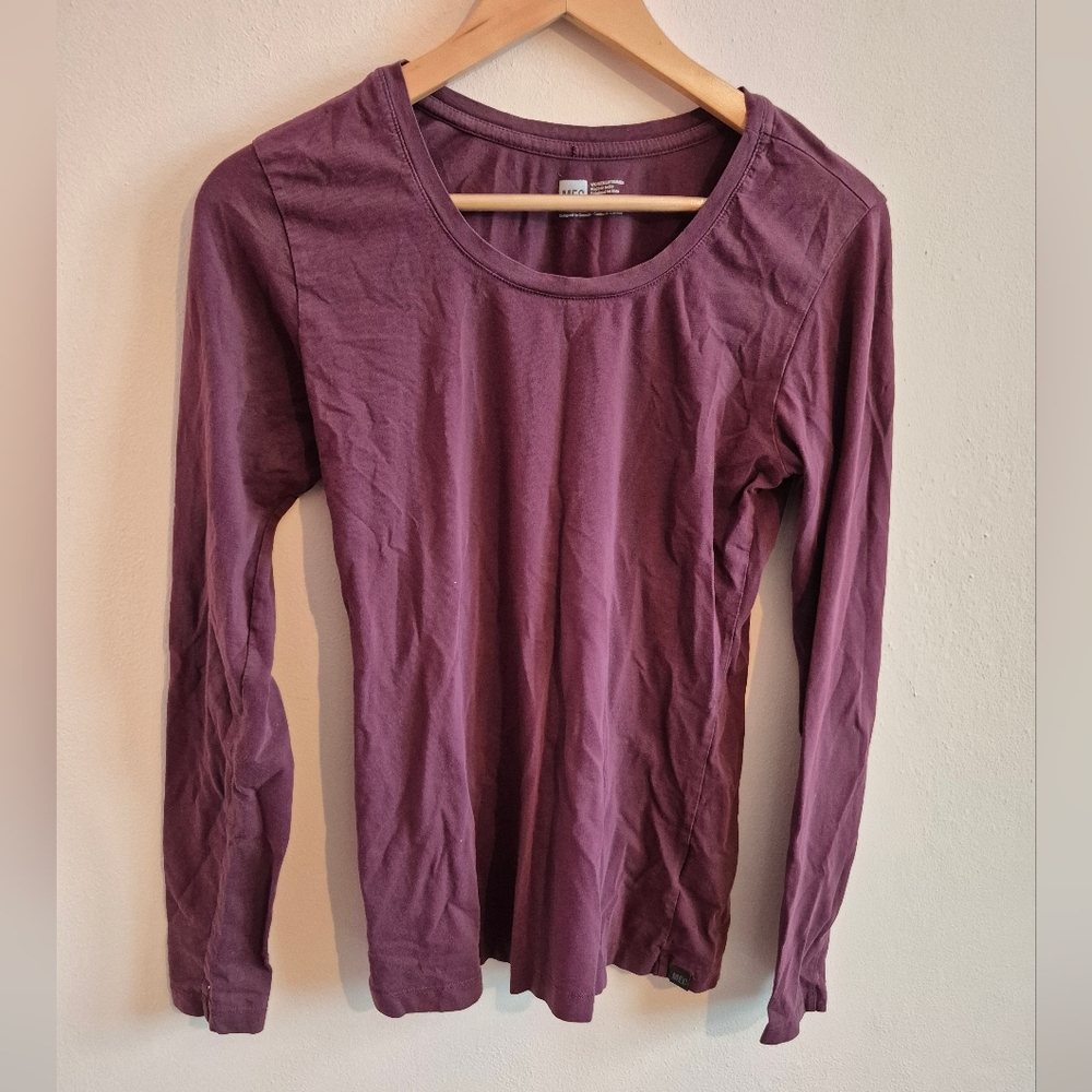 95% Organic Cotton Womens Long Sleeve By MEC Large